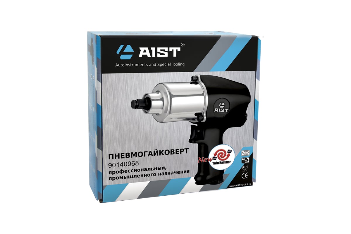 Пневмогайковерт Aist 1/2" 90140968KI-857-X 00-00016649