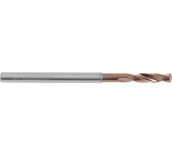 Сверло AHNO 3.5 мм, твердосплавное, 3D, с подводом СОЖ, SP-X801030350, VHM, по стали, чугуну, нерж. и жаропроч.стали ah00177