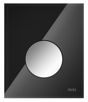 Кнопка смыва для писсуара TECE Loop 9242656 стекло, черный/хром глянцевый