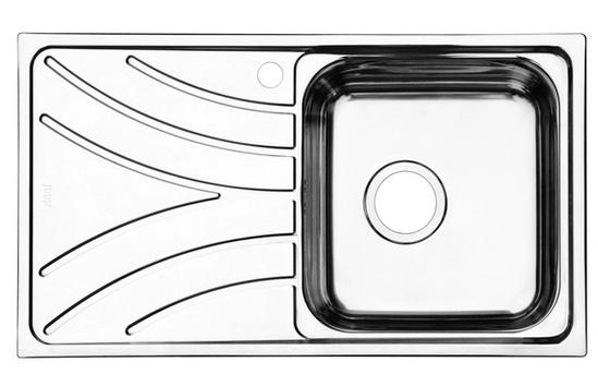 Кухонная мойка Iddis Arro 78 см, крыло слева, сатин