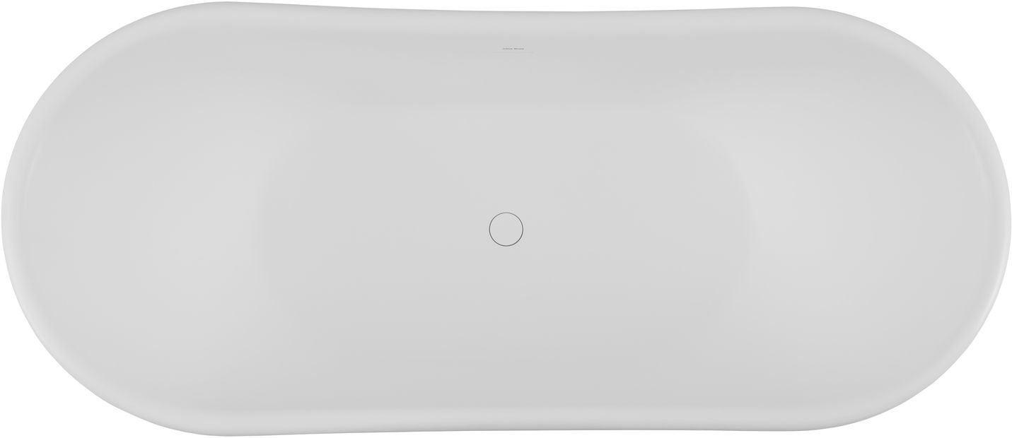 Ванна из искусственного камня Allen Brau Solid Stone Krion Classic 170x75 белый матовый 2.35004.21