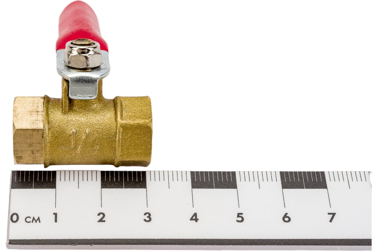 Шаровой кран Pegas Pneumatic внутренняя резьба 1/4"F х1/4"F 4405