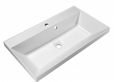 Тумба с раковиной BelBagno Marino 80 см, высота 60 см Bianco Lucido