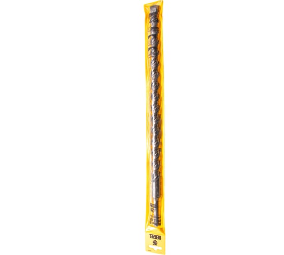 Бур по бетону, двойная спираль, Cobalt W-tip (20x460 мм; SDS PLUS) Denzel 705049