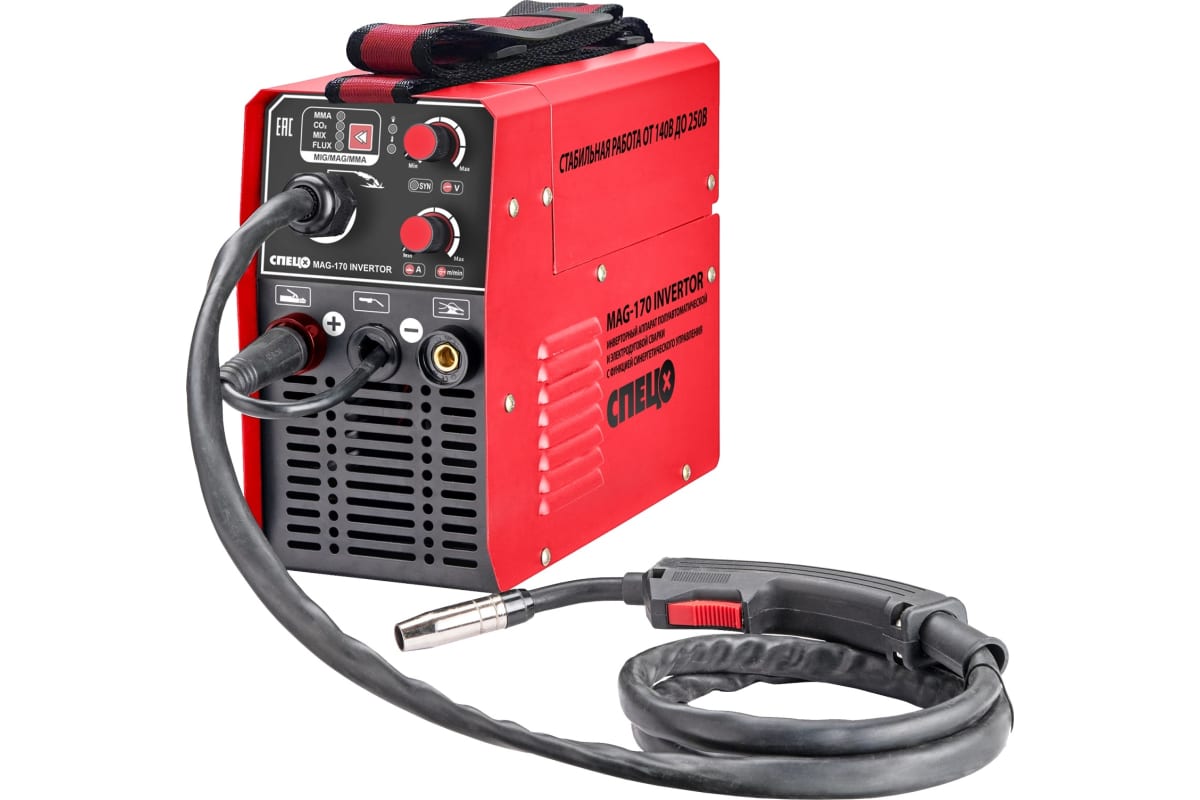 Сварочный инверторный полуавтомат Спец MAG170 Invertor