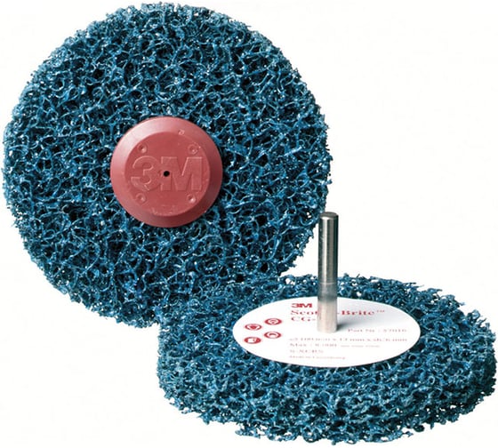 Круг Scotch-Brite Clean and Strip CG-ZS S XCS (100х13 мм; шпиндель 6 мм) 3M 7100093975