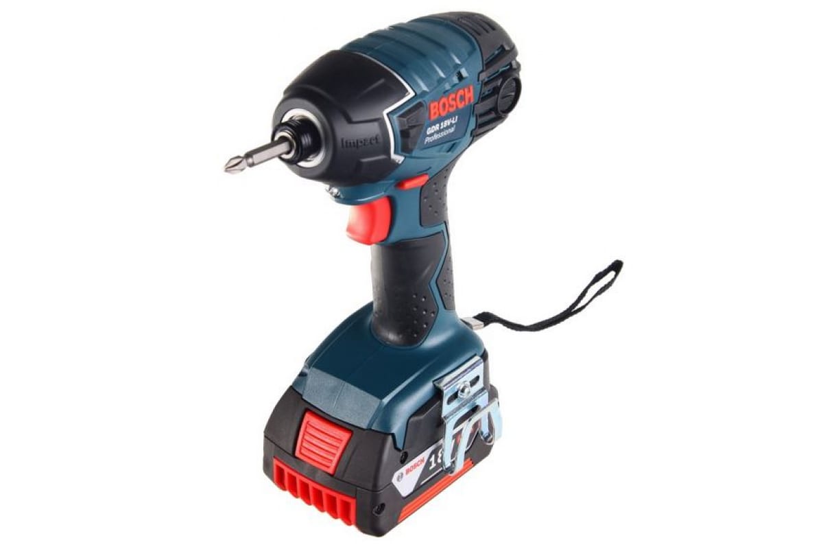 Аккумуляторный ударный гайковерт Bosch GDR 18 V-LI 0.601.9A1.30E
