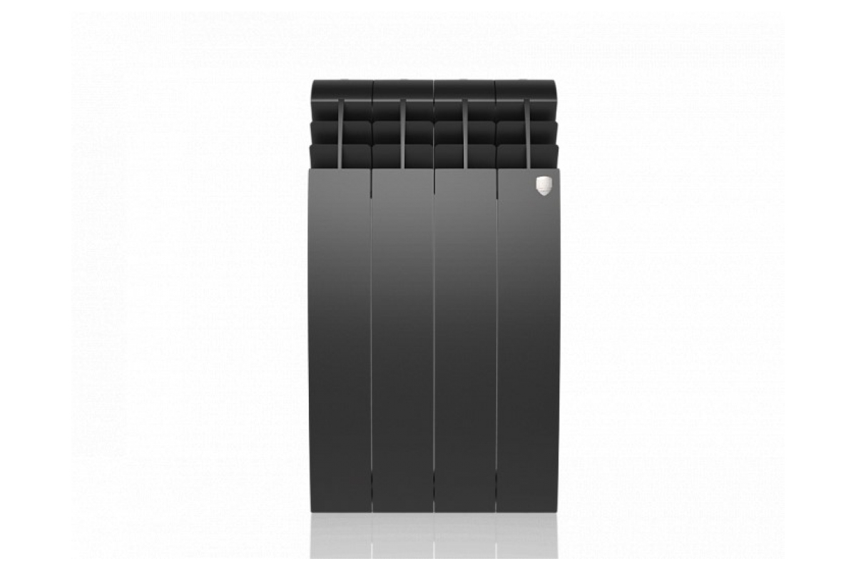 Радиатор Royal Thermo Biliner Alum 500 Noir Sable 4 секции НС-1250267