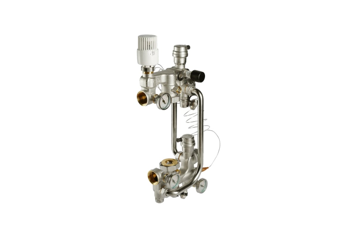 Насосно-смесительный узел с термоголовкой (без насоса) Valtec VT.COMBI.0.180