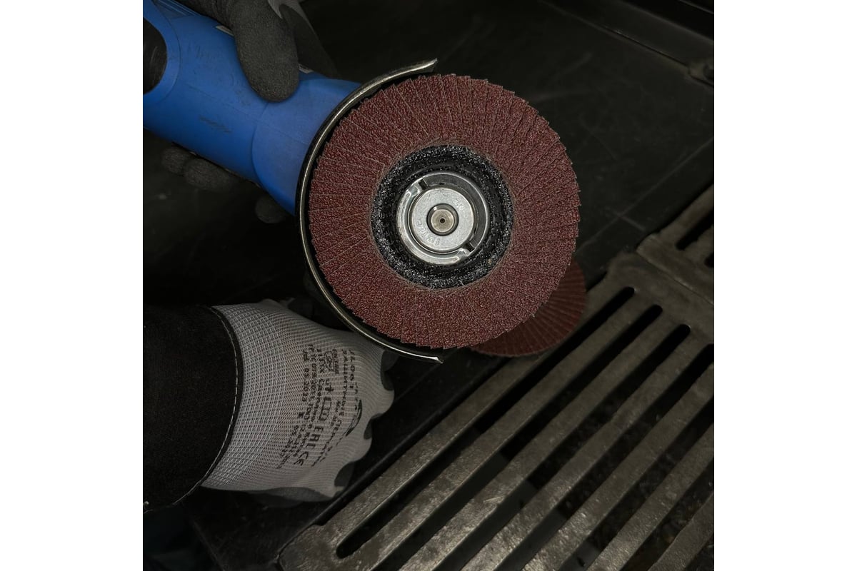 Круг лепестковый торцевой Brown 125х22 мм, Al 80 Conical Abraforce AFBR125AO08058C