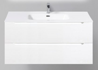 Тумба с раковиной BelBagno Etna 100x46x50 см Bianco Opaco