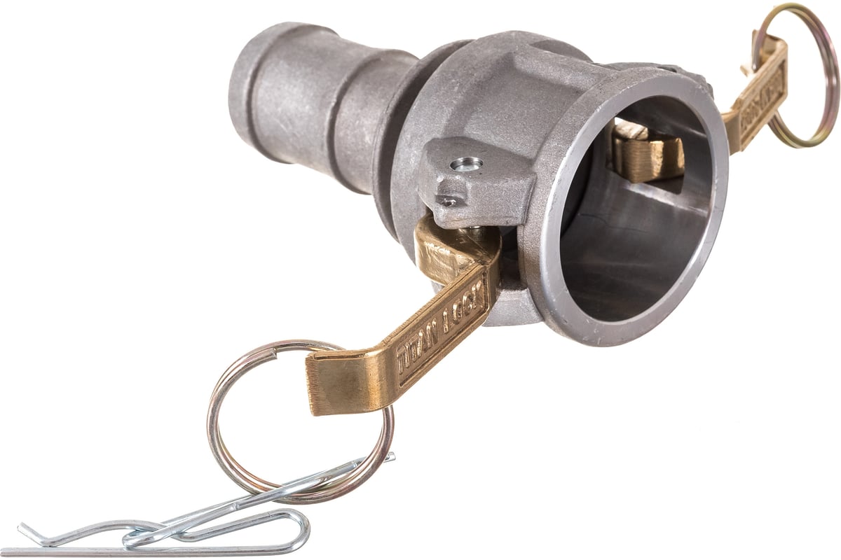 Камлок соединение типа С (1.25"; розетка с хвостовиком; алюминий) TITAN LOCK TL125CAL