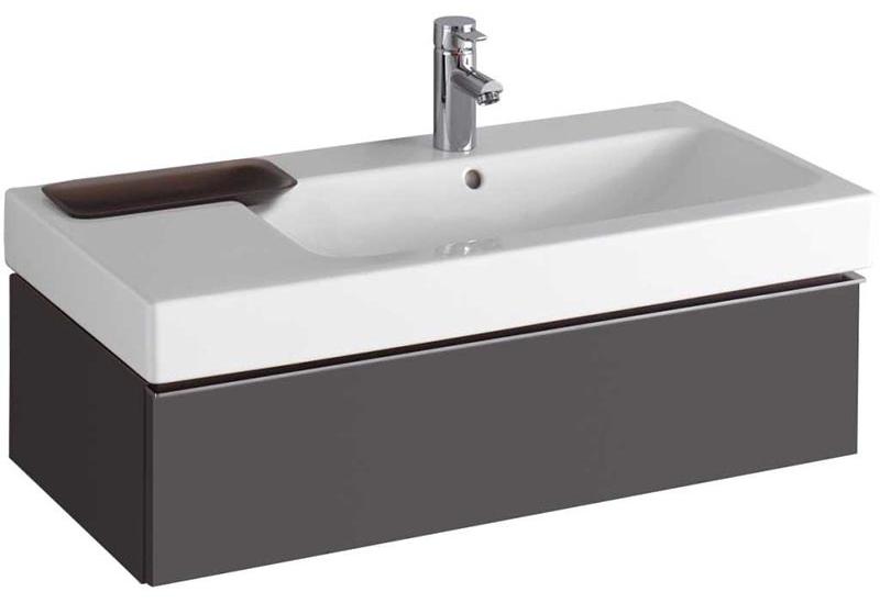 Мебель для ванной Geberit iCon 90 см серый матовый