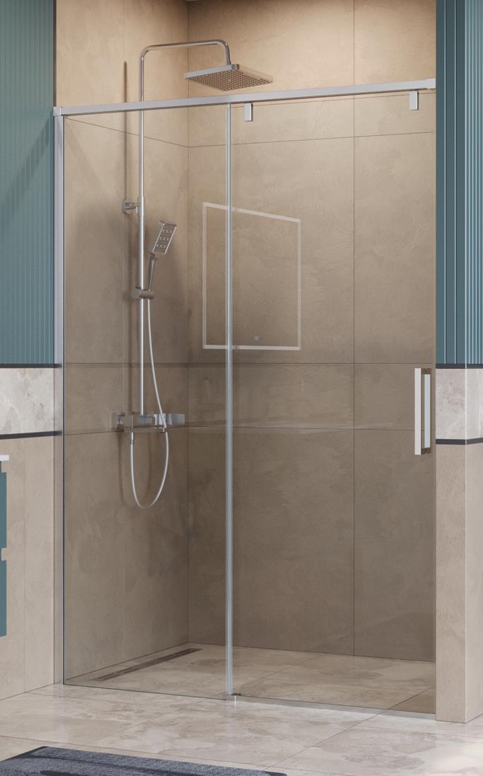 Душевая дверь BelBagno SOFT_CLOSE-1-BF-1-140-C-Cr 140x200 прозрачная, хром Душевая дверь BelBagno SOFT_CLOSE-1-BF-1-140-C-Cr 140x200 прозрачная, хром