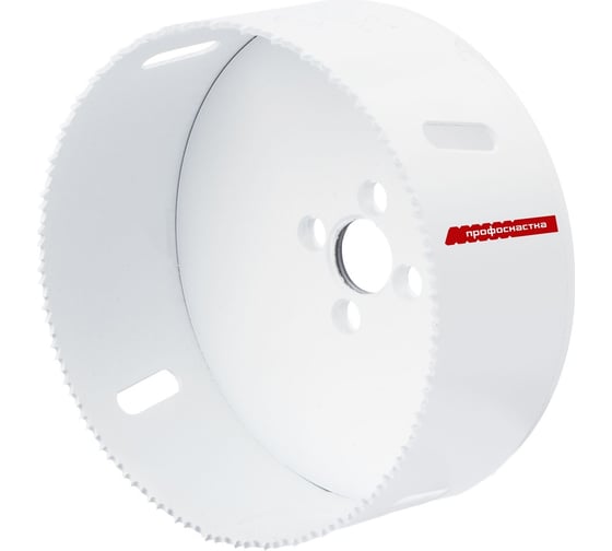 Коронка биметаллическая мелкий зуб, 108х38 мм, HSSE M42 №395 Профоснастка 80102095