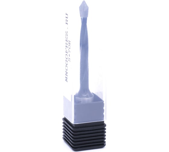 Сверло присадочное сквозное усиленное KJ2-V80201R (5х70 мм; хв-к 10 мм; правое вращение) МНОГОФРЕЗ 6624