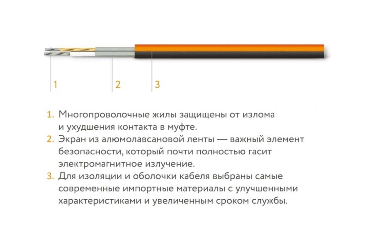 Комплект теплого пола Теплолюкс ProfiMat 540-3,0 2206131
