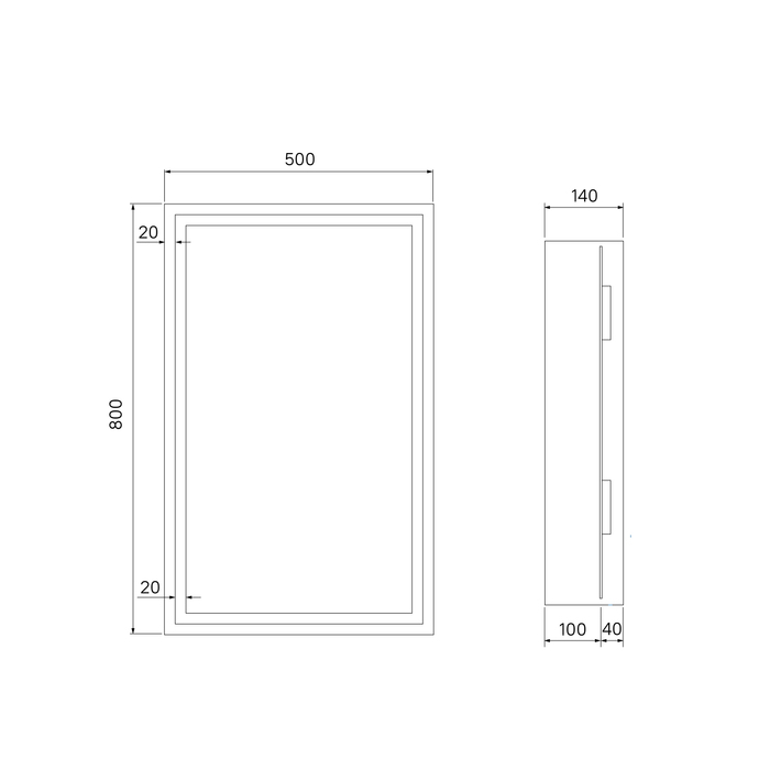 Зеркальный шкаф Iddis Zodiac 50 см ZOD5000i99