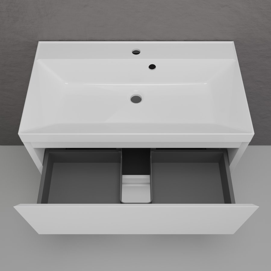 Тумба с раковиной Style Line Манхэттен 80 см напольная