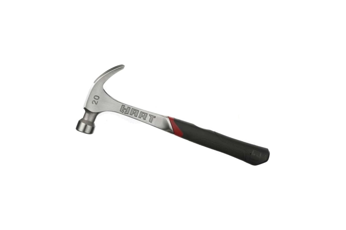 Цельнометаллический молоток Hart 570 гр с гвоздодером HH20SCH 5132002981