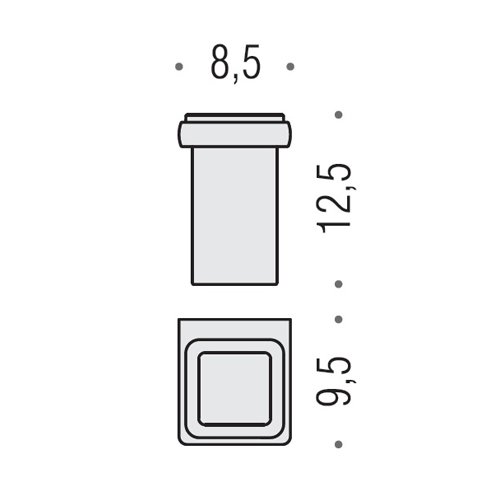 Держатель для стакана Colombo Lulu B6202.HPS-VAN золото