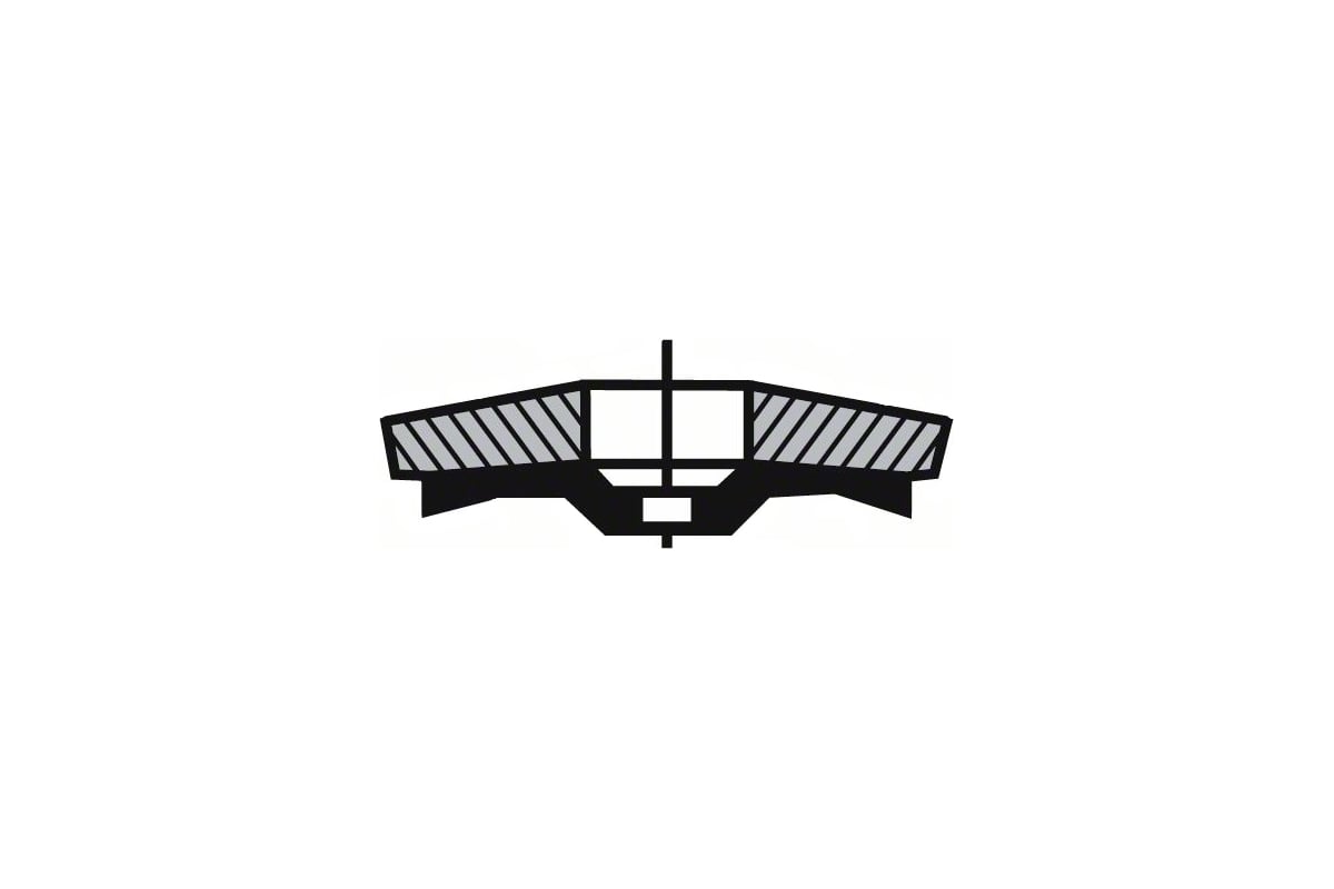 Круг лепестковый Best for Inox для УШМ (115х22,2 мм; К40) Bosch 2608608263
