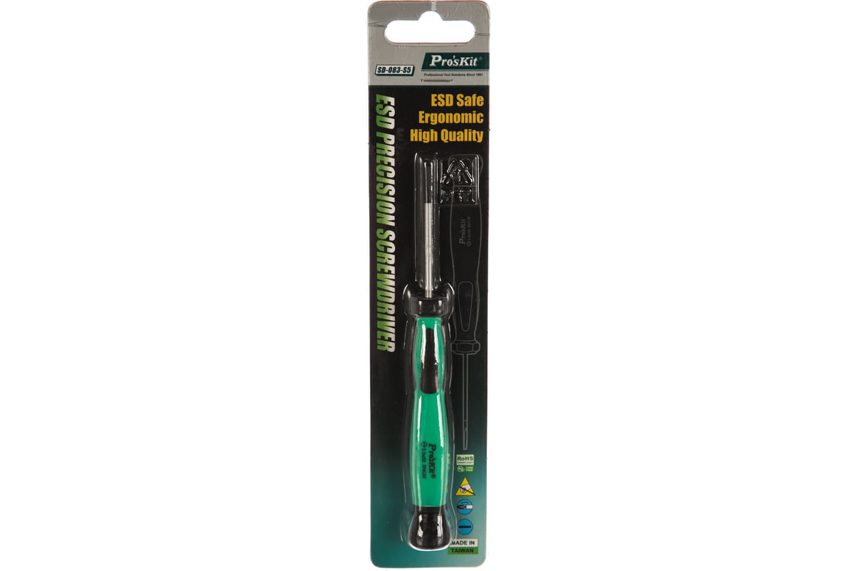 Антистатическая отвертка ProsKit SD-083-S5 00252359