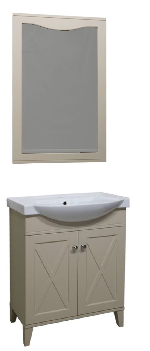 Мебель для ванной Caprigo Torino 65 см, 2 дверцы, оливин