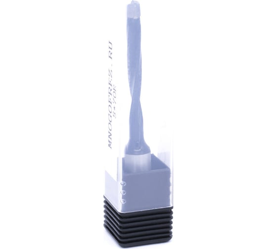 Сверло присадочное усиленное глухое KJ2-A50201R (5х70 мм; хв-к 10 мм; правое вращение) МНОГОФРЕЗ 6635