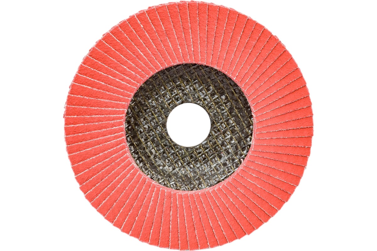 Круг лепестковый торцевой, прямой, керамика 125х22.2 мм, P-60 ABRAFORM AF-FLAP-FT-125-P60-CRM