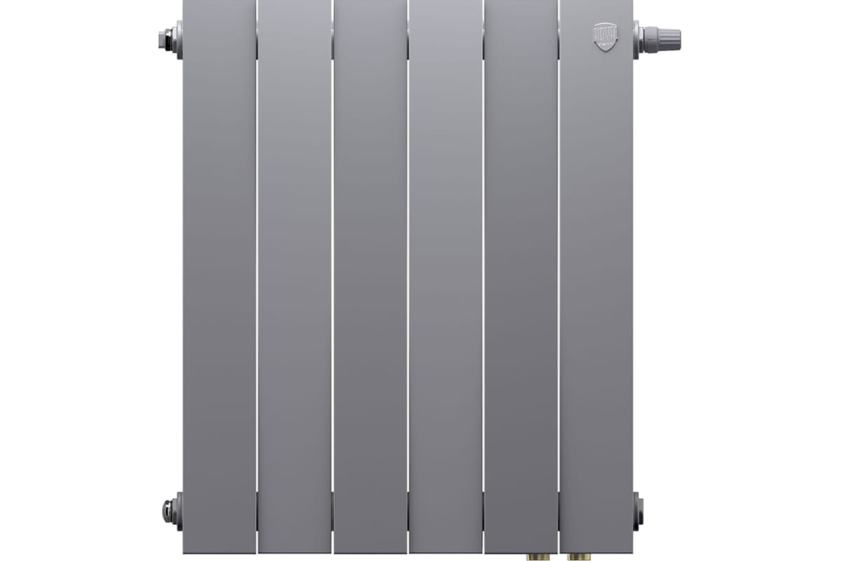 Радиатор Royal Thermo PianoForte 500 Silver Satin VDR80 - 6 секций НС-1506373