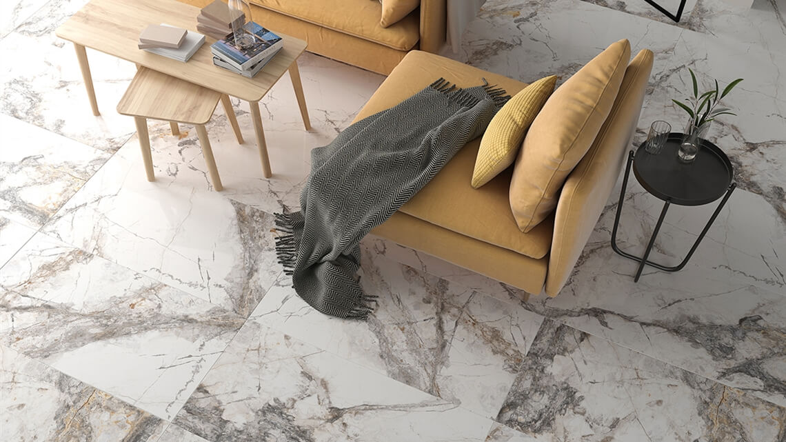 Керамогранит Yurtbay Marble Invisible Grey Polished 60x120 см, P15202.6