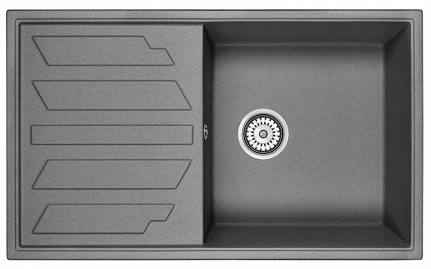 Кухонная мойка Granula GR-8601 86 см графит