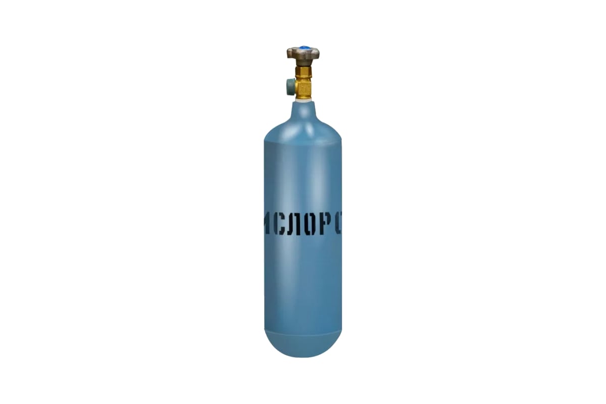 Баллон новый КИСЛОРОД 5 л ПНТЗ 00000003125