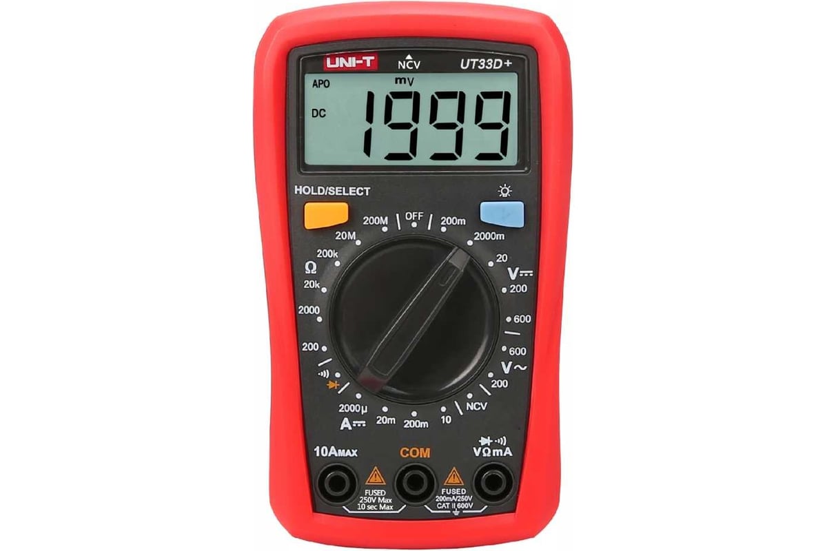 Портативный мультиметр UNI-T UT33D+ 13-0058