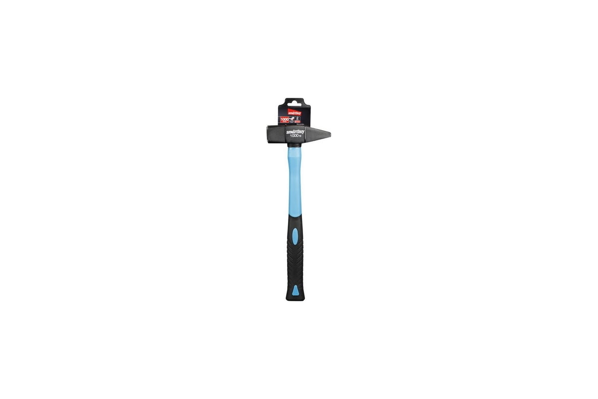 Молоток слесарный с прорезинен. фиберглассовой рукояткой, 1000 г, tools ()/18 Smartbuy SBT-GH-1000