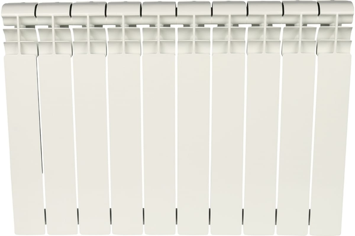 Алюминиевый радиатор Rommer Profi 500 AL500-80-80-100 10 секций RAL9016 82485