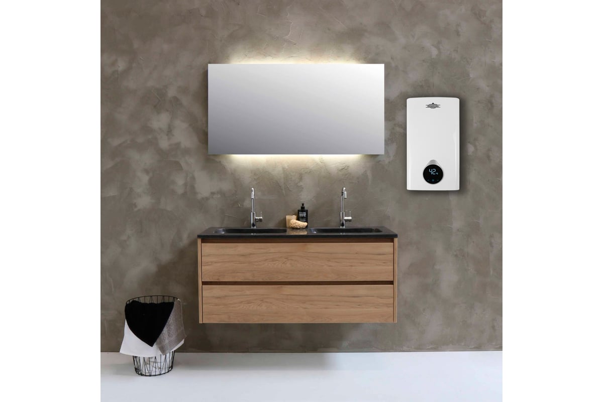 Электрический водонагреватель мгновенного действия Primoclima spa 14 квт PC SPA 14 (W)