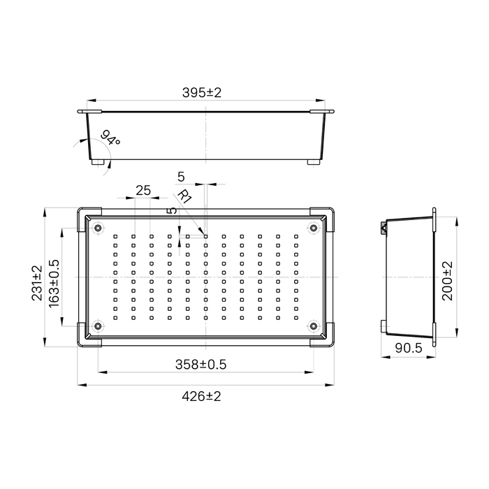 Коландер Iddis Kitchen Line KOL23S0i59 43x23 см сатин