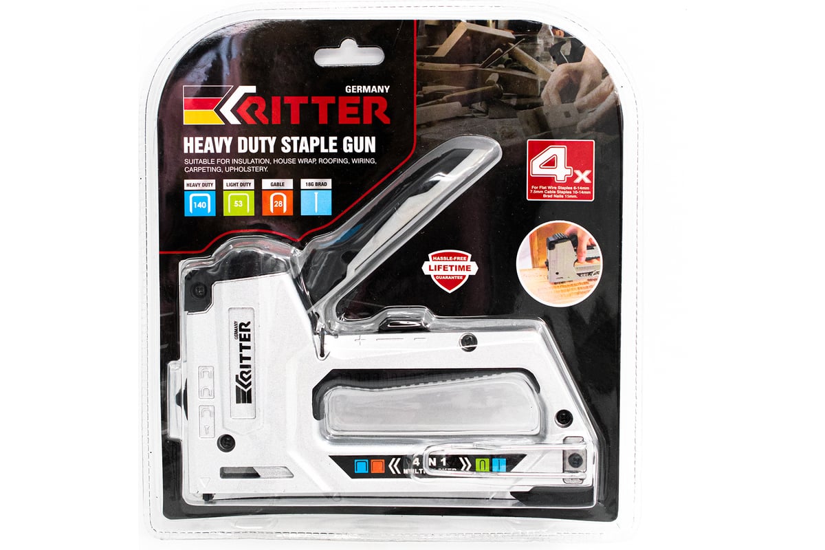 Мебельный степлер RITTER HT514153