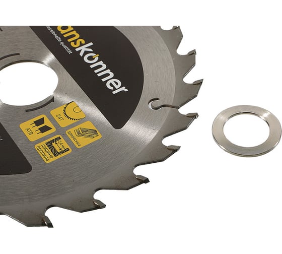 Диск пильный 165х30/20 мм, 24Z Hanskonner H9022-165-30/20-24