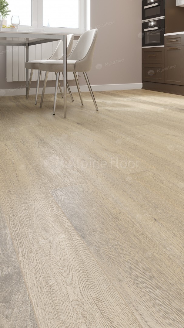 SPC ламинат Alpine Floor Premium XL Дуб Капучино 1524x180x8 мм, ECO 7-12 ABA New