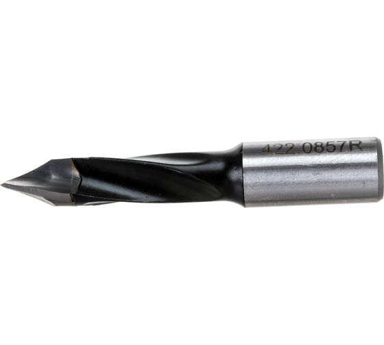 Сверло присадочное усиленное сквозное (8x57.5 мм; S=10x20 мм; RH) ROTIS 422.0857R