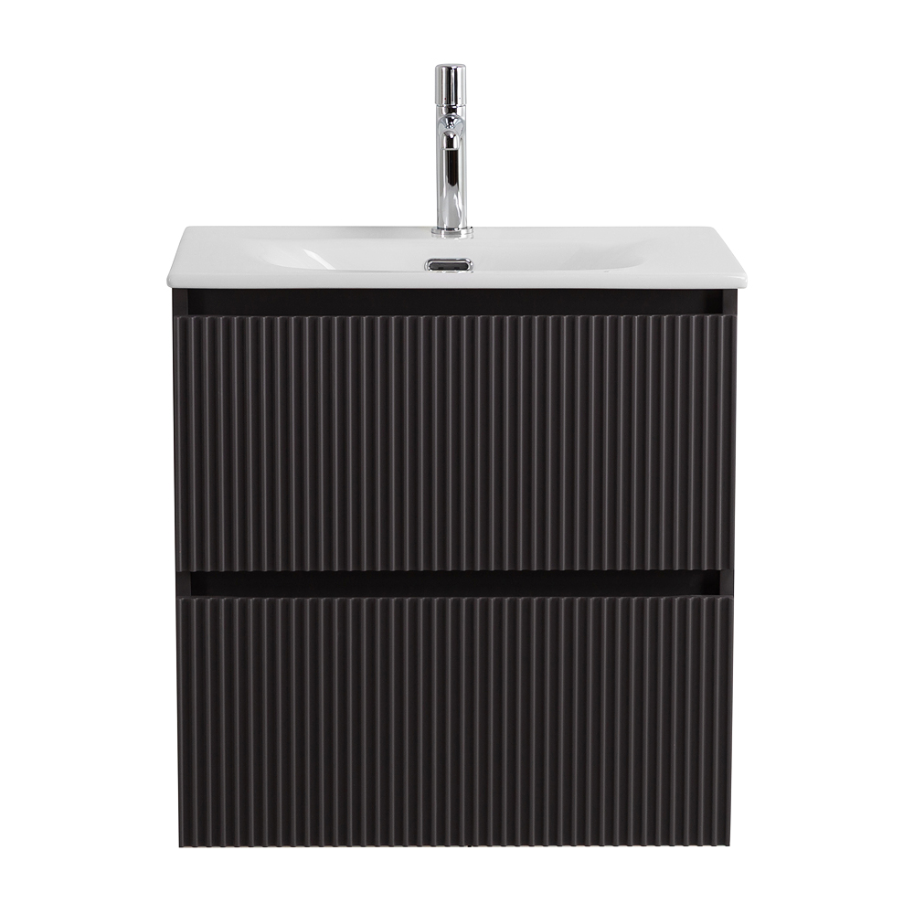 Тумба с раковиной BelBagno Uno-Mini 60 см Темно-серый матовый