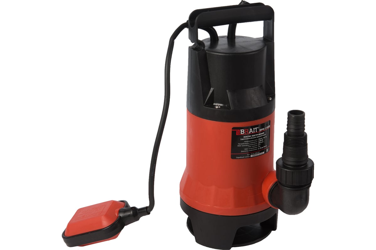 Дренажный погружной насос Brait NPD-1100D 23.01.008.077