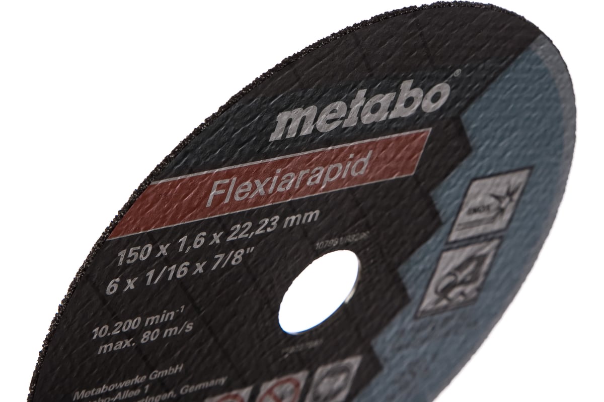 Диск отрезной по нержавеющей стали 150x22,2 мм Metabo 616183000