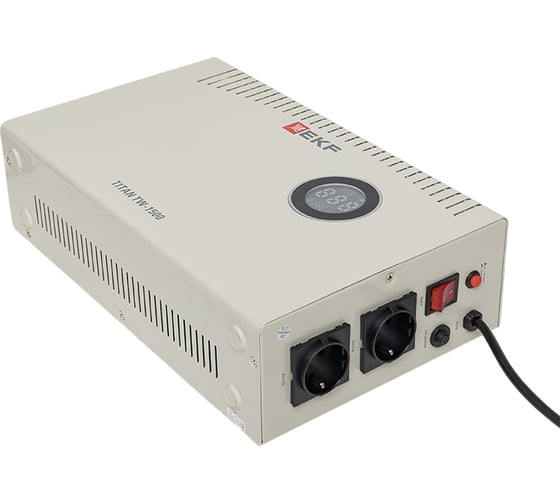Электронный стабилизатор напряжения EKF TITAN -TW-1500 настенного монтажа stab-TW-1500