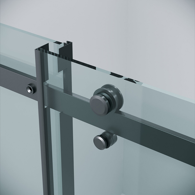Душевая дверь Grossman Classic 150x195 прозрачное, черный матовый 100.K33.04.150.21.00