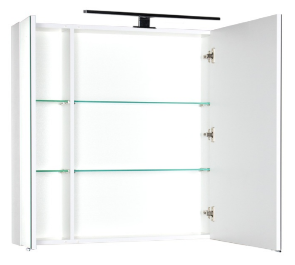 Зеркальный шкаф Aquanet Эвора 100 см белый
