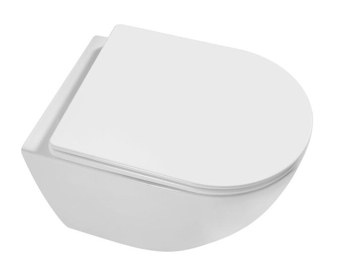 Подвесной унитаз Grossman Thin Rim GR-5601S с микролифтом, белый Подвесной унитаз Grossman Thin Rim GR-5601S с микролифтом, белый